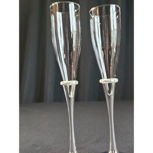 Lenox Devotion 2-Piece Champagne Flute Set NIB